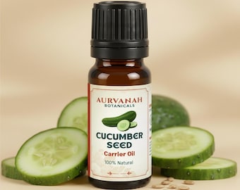 Aceite de semilla de pepino – 100% puro, natural, sin refinar, prensado en frío para piel, cabello, masajes, cuero cabelludo y aromaterapia / 5 ml a 1000 ml