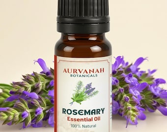 Pure Rosemary Essential Oil – Therapeutic Grade Oil for Aromatherapy & Diffuser