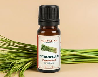 Essentiële olie van citronella: 100% puur natuurlijke aromatherapie-oliën voor kaars, parfum, bad en geurverspreider 5 ml – 1000 ml