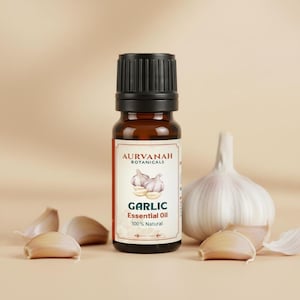 Aceite Esencial de Ajo / Allium Sativum / 100% Puro y Natural / Aceites terapéuticos para aromaterapia, cuidado del cabello y difusor - 5 ml a 1000 ml
