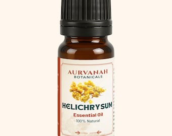 Helichrysum Essential Oil | 100% Pure Therapeutic Oils for Aromatherapy, Diffuser & Skincare