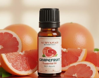 Grapefruit Essential Oil | 100% Pure and Natural, Cold Pressed Citrus Oil for Aromatherapy & Diffuser