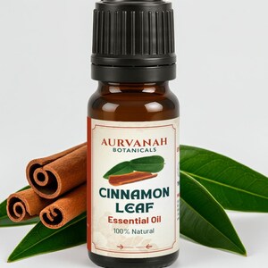 Cinnamon Leaf Essential Oil | Pure and Natural spicy Oils for Aromatherapy, Candle, Bath, Soap & Aroma Diffuser - 5 ML To 1000 ML