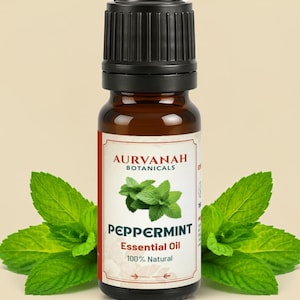 Peppermint Essential Oil – 100% Pure Mentha Piperita | Fresh Minty Aroma for Diffuser & DIY