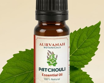 Óleo Essencial de Patchouli | Óleo 100% Natural, Puro e de Grau Terapêutico para Aromaterapia e Faça Você Mesmo