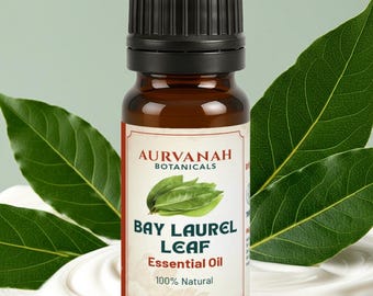 Óleo Essencial de Louro | Óleo de Folha de Louro para Aromaterapia, Difusor, Massagem e Fabricação de Velas | Óleo de Louro 100% Puro e Natural (Laurus Nobilis)