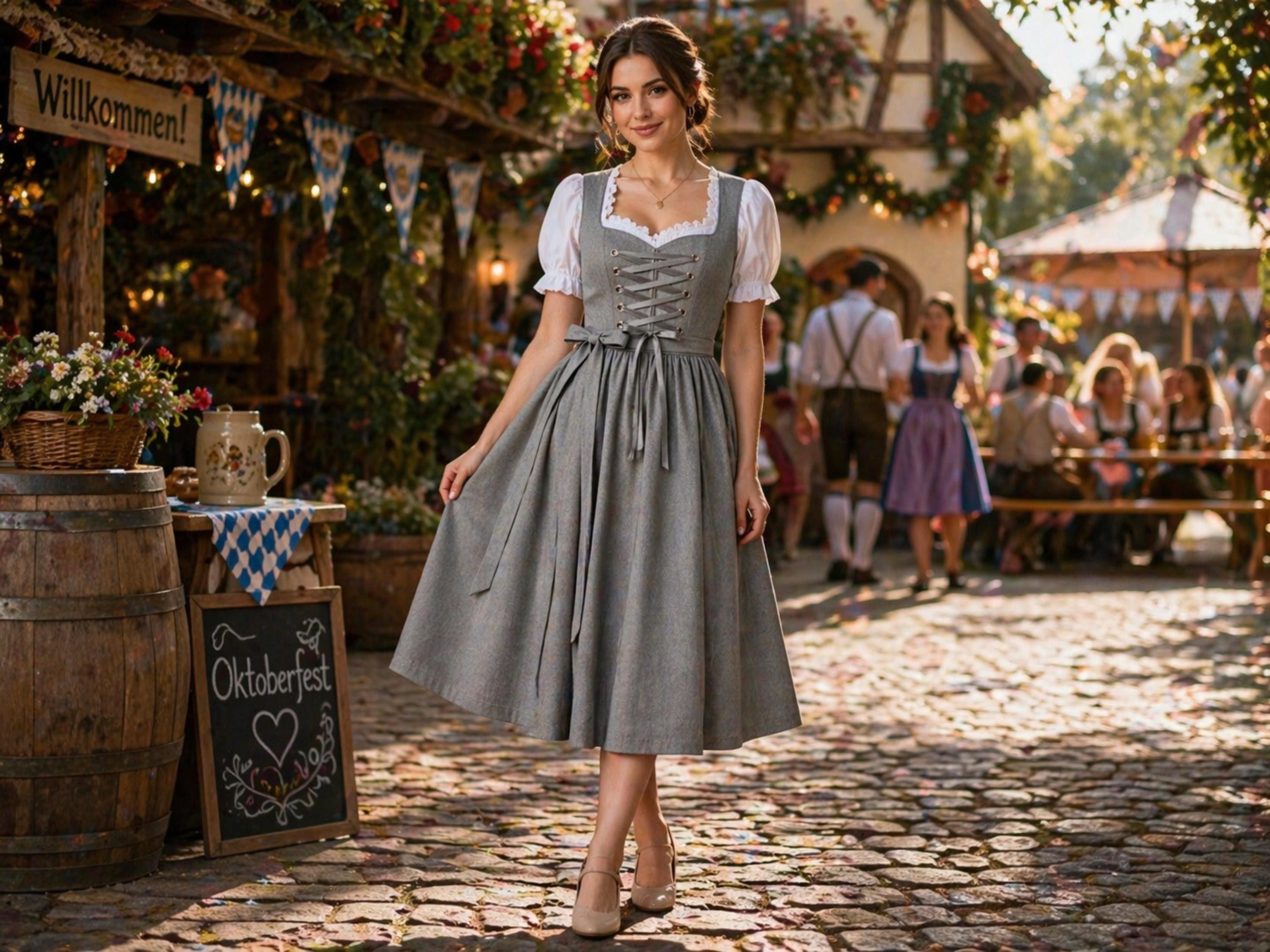 Midi Dirndl - Etsy