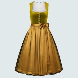 Senfgelbes Dirndl-Kleid, Trachtenkleid, Dirndl, Trachtenkleid, Dirndl, Dirndl, Dirndl, Dirndl, Dirndl, Dirndl, Dirndl, Trachtenkleid