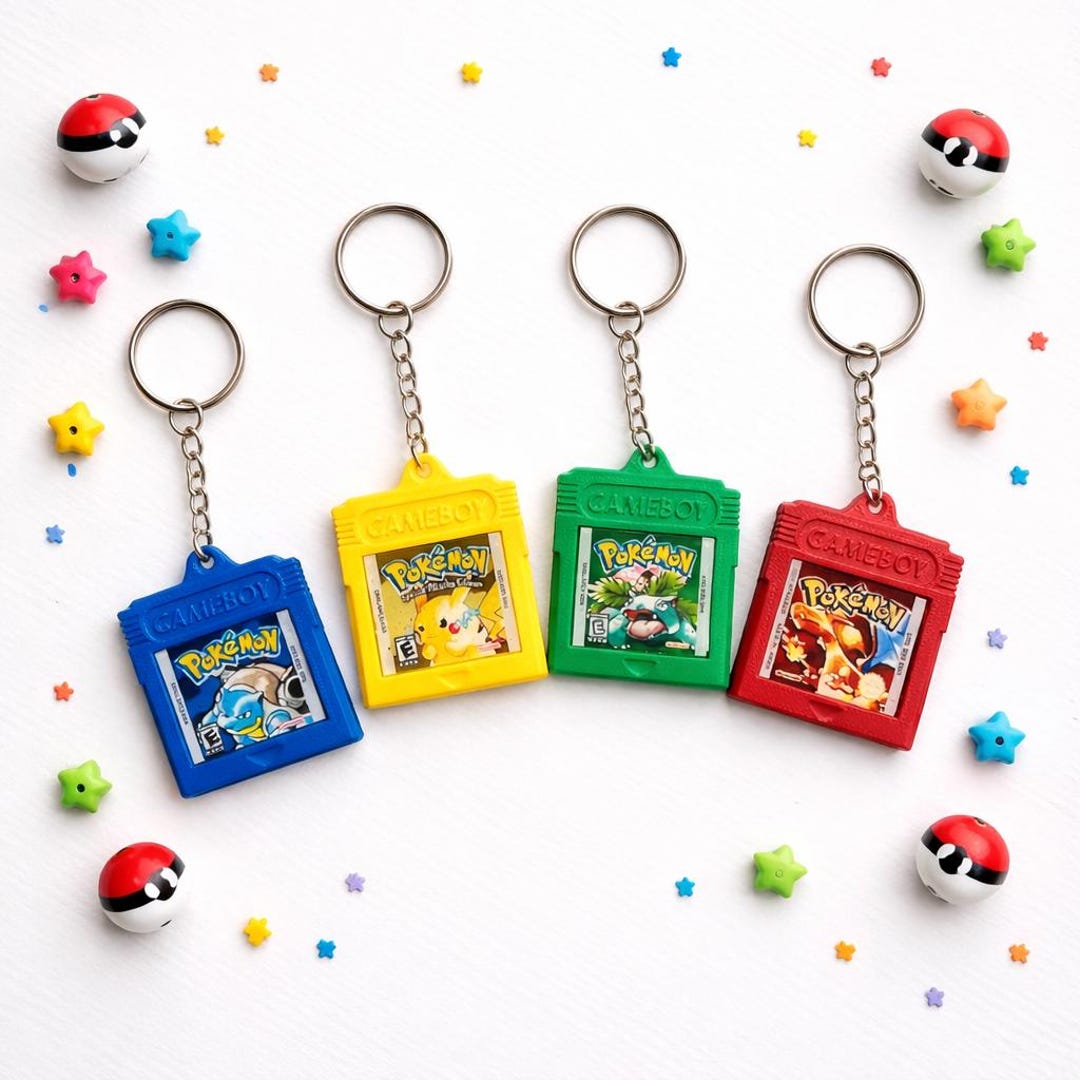 Gameboy Cartridge Keychain - Etsy