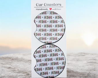 Jesus is love Car Coasters