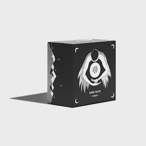 Dark Days Tarot Deck - Intuitive Moon Tarot by @darkdaystarot - Indie Feminine Deck with Guidebook