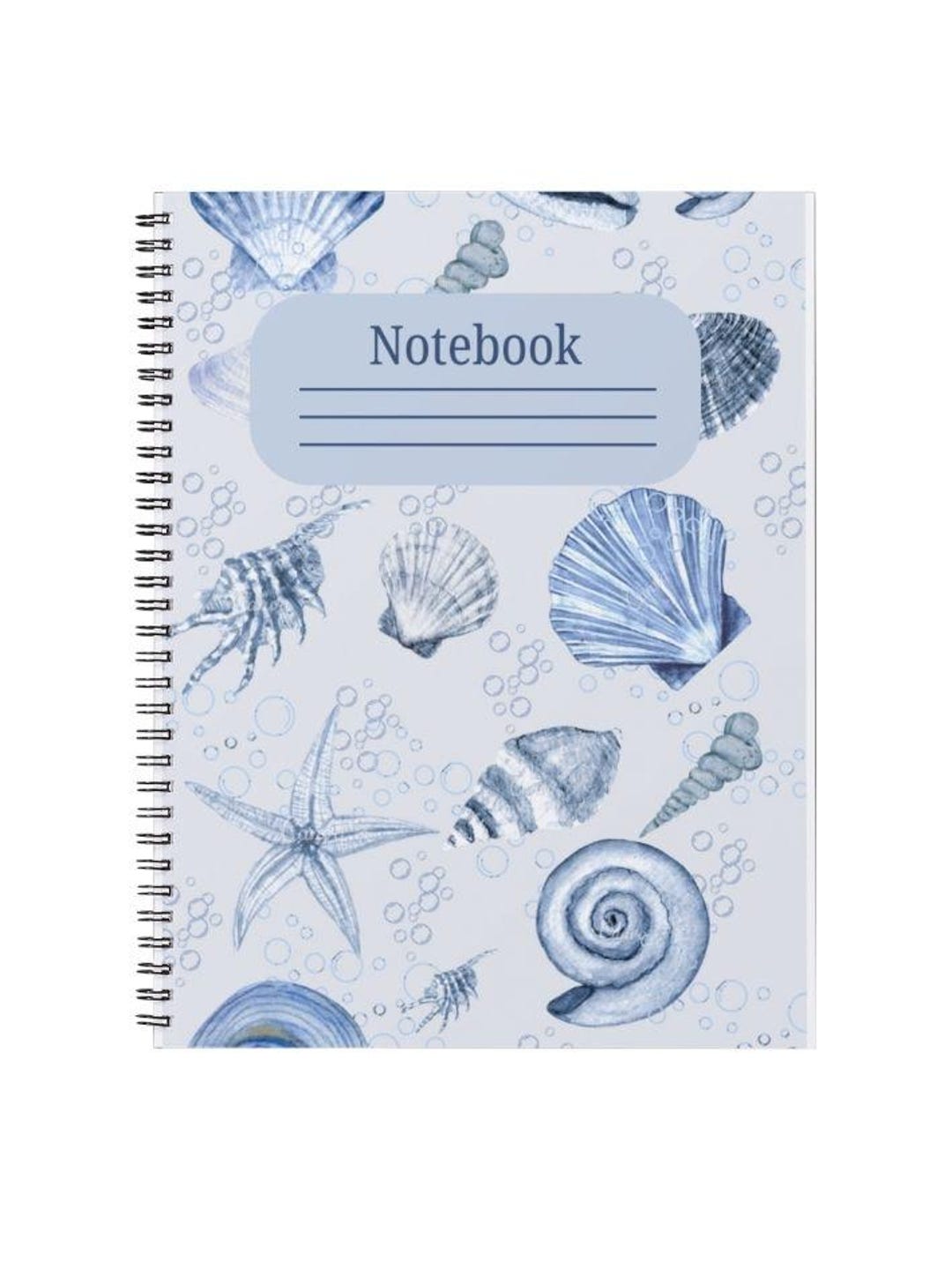 Printable Digital Sea Shell Notebook/journal - Etsy
