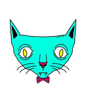 Edwardo the Cat Sticker