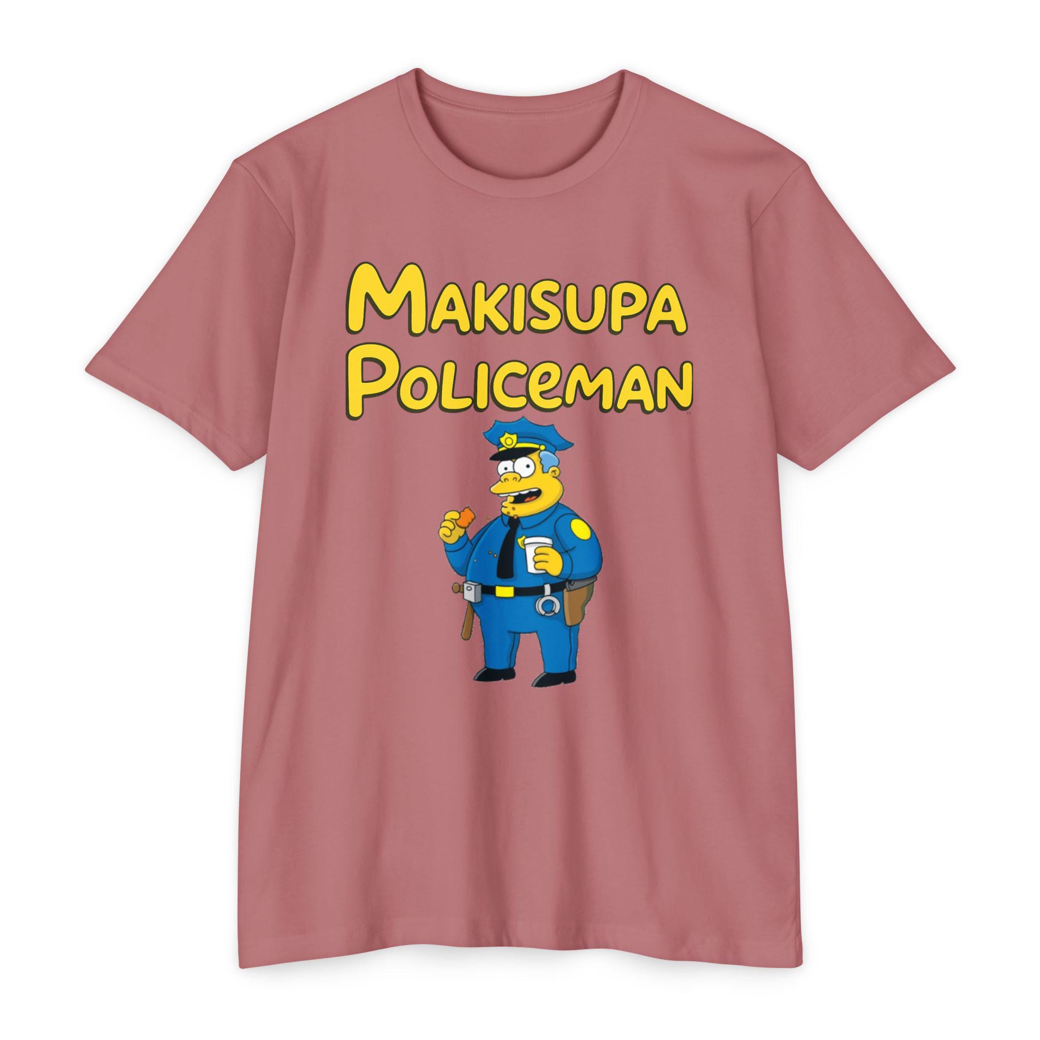 Phish Makisupa Policeman T-shirt - Chief Wiggum Simpsons Parody 