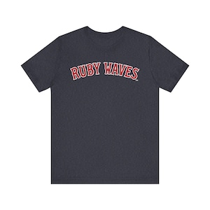 Ruby Waves Phish T-shirt | Boston Red Sox-inspirerad | Baseball-inspirerad Phish-tröja för fans