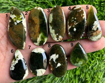 Natural Chrome Chalcedony Gemstone: Jewelry Making, Craft & Healing Crystal