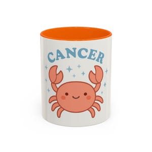 Coffee Mug, Cancer Zodiac Astrology Inspired Ceramic Tea Cup, Horoscope Gift for Astrology Lovers, Custom Birthday Present