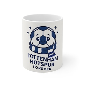 Tottenham Hotspur Soccer Mug, Fan Gift, Sports Mug, Coffee Cup, Football Collectible, Home Decor