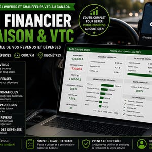Excel-Tabelle für Uber- und Lieferfahrer | Einnahmen, Ausgaben und Kilometererfassung | Ridesharing, Uber Eats, DoorDash, Lyft | Google Sheets