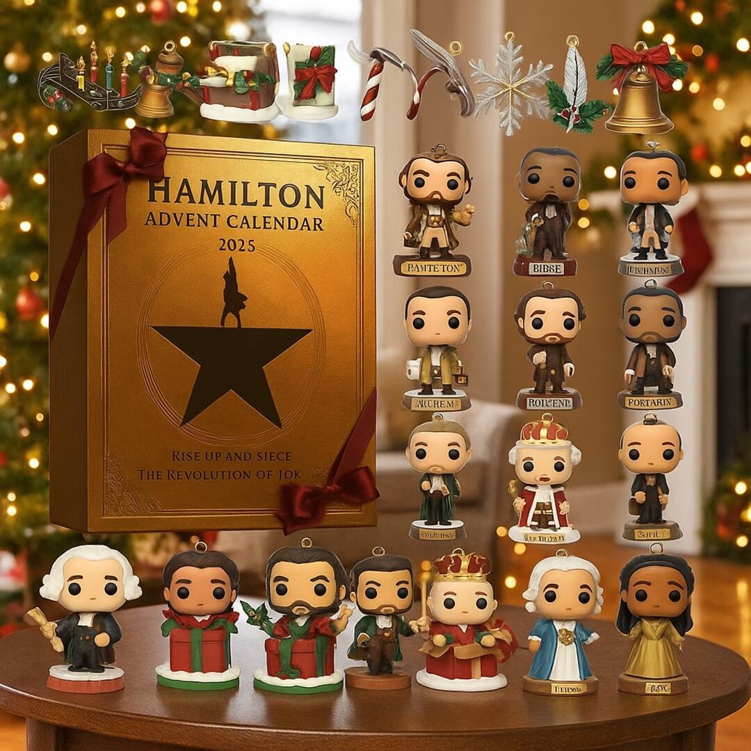 Hamilton Countdown Hamilton Advent Calendar 2025 – 24 Musical Collectible Ornaments ...