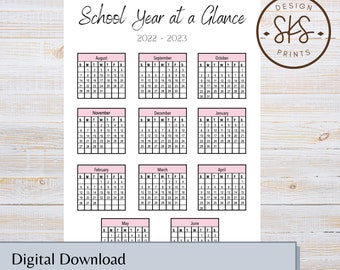 Sierra College Calendar 2023 Academic Calendar | Etsy
