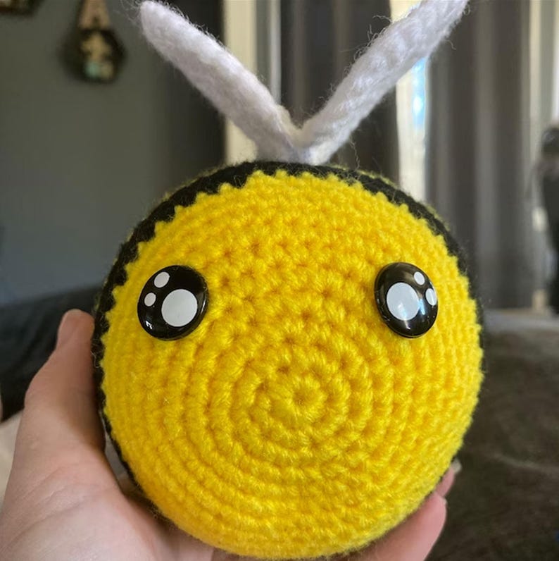 Amigurumi Bee Crochet Pattern PDF, Cute Plush Bumblebee Chart, DIY ...