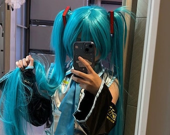 Miku v1, Cosplay Wig Hair, Anime, Manga, Character Wig, For Cosplay Events