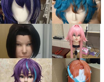 Fully Styled Cosplay Wig Commission - Made To Order