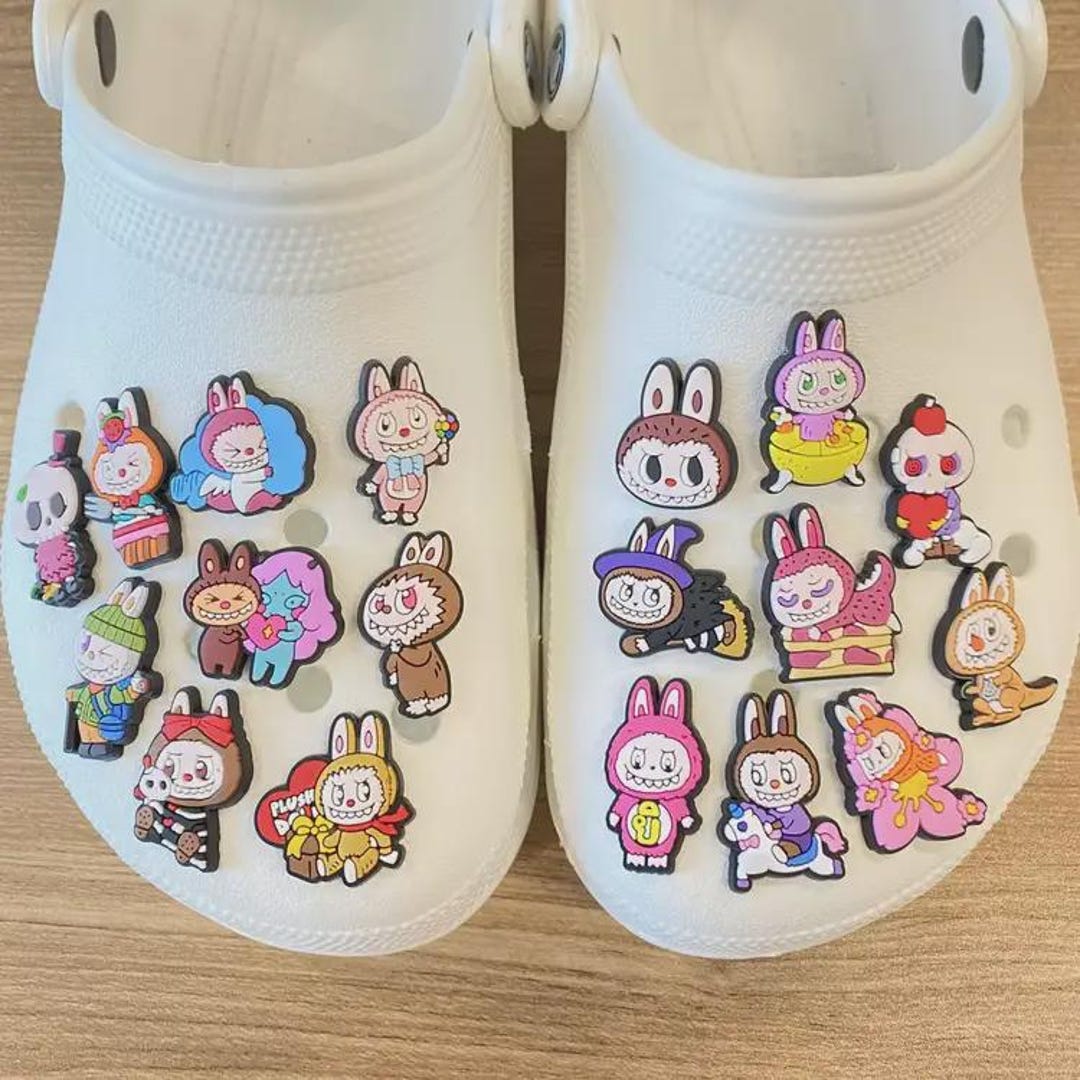 Labubu Croc Charms – the Monsters Labubu Shoe Charms - Etsy