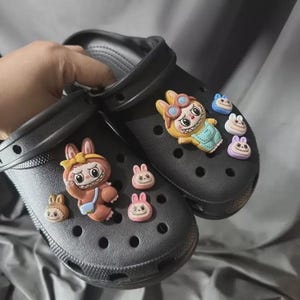 Labubu Croc Charms, The Monsters Labubu Shoe Charms, Labubu Gift, Jibbitz, Trendy Charms, Kids Charms, Clog Accessories | Pimp My Clogs