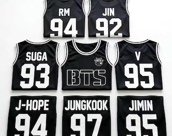 Custom BTS Basketball Jersey | Personalized Kpop Tank Top | World Tour 2026 Concert Jersey Shirt | Fan Gift for Teen Girl, Women, Men