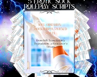 5 Sensual Sock Roleplay Styles, Humiliation Sock Fetish Onlyfans Dirty Talk, Sock Tease Script, Bratty Sock Fetish, Sock Fetish Scripts