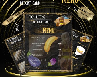 Dick Rating Template, Spicy Report Card, OnlyFans Dick Rating, Canva Dick Review, OnlyFans Dick Report Card, Cock Rating Menu