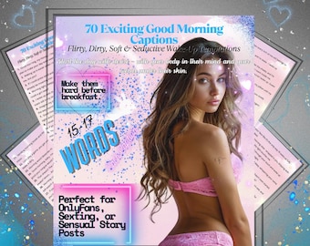 70 Exciting Good Morning Captions, Naughty Onlyfans Phrases, Onlyfans Morning Quotes, Onlyfans Captions Pack, Teasing Morning Captions