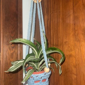 Haakpatroon plantenhanger in bohostijl