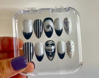 Ongles Jack Skelington