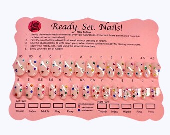 Prêt. Ensemble. Des ongles ! Gemmes
