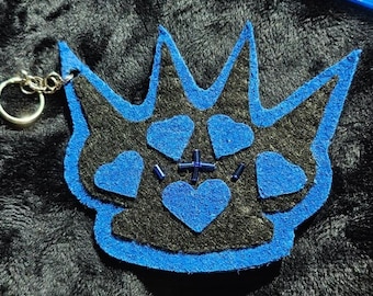 Brass knuckle keychain
