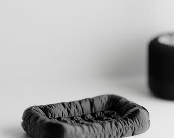 Designer Catchall Tray – Padded Cushion Look | 3D Printed PLA Organizer for Keys & Jewelry