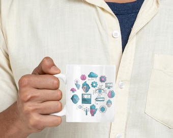 Technology Mug: Modern Gadgets Gift for Science Teacher