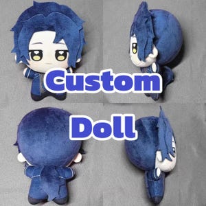 Kundenspezifische Chibi Plüsch-Puppe, 10 cm Baumwoll-Auftrag, Anime-Charakter-Spielzeug