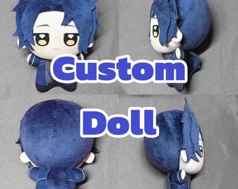 Custom Chibi Plush Doll, 10cm Cotton Commission, Anime Character Toy