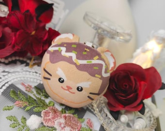 Cute Hamster Ball Keychain – Squeaky Charm Toy