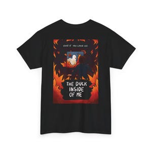 私の中のアヒルTシャツ｜アヒルのイラスト入りシャツ