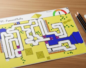 Circuit enfant EGYPTE activité éducative Montessori à imprimer