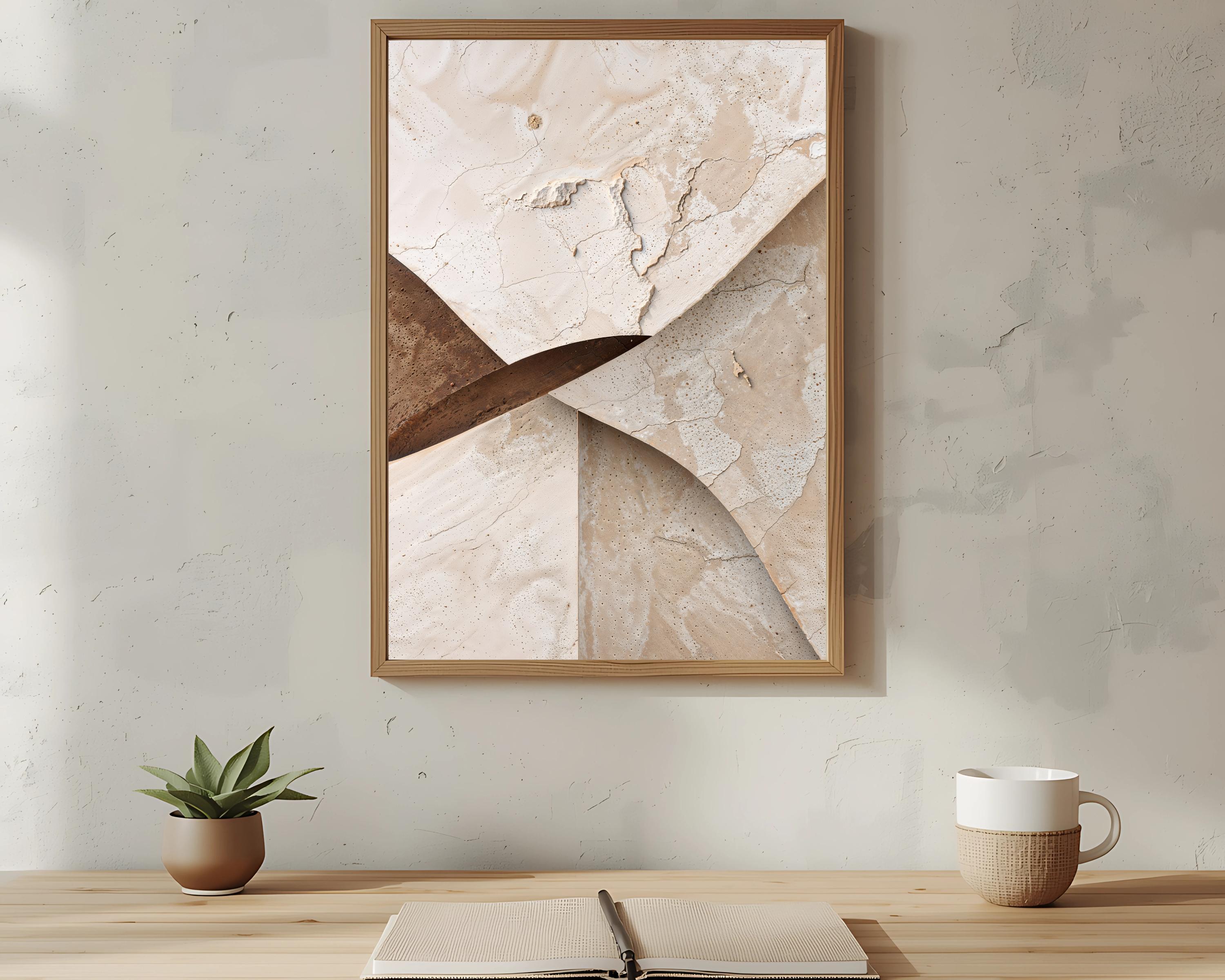Wabi Sabi Abstract Textured Wall Art Printable Japandi Minimalist ...