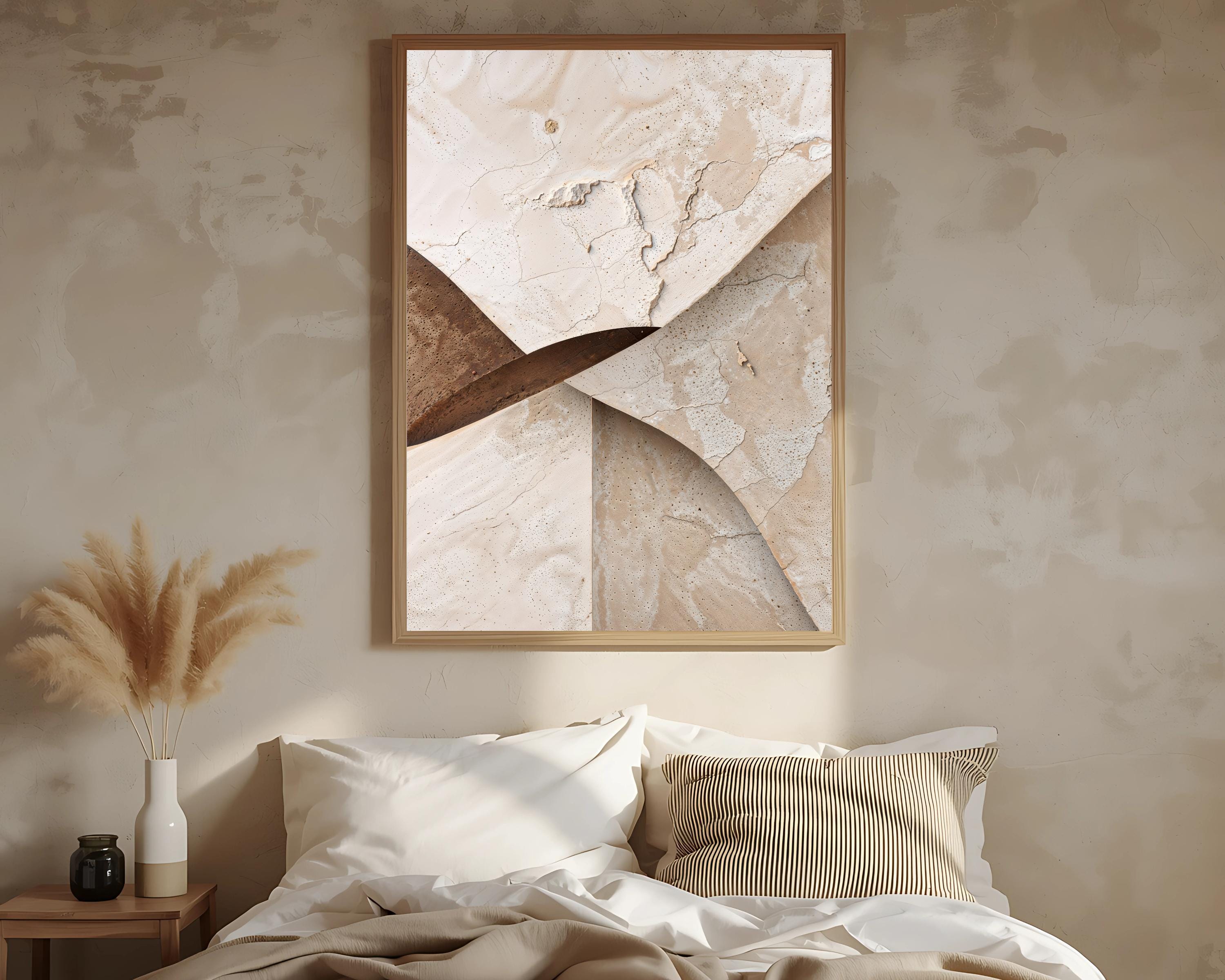 Wabi Sabi Abstract Textured Wall Art Printable Japandi Minimalist ...