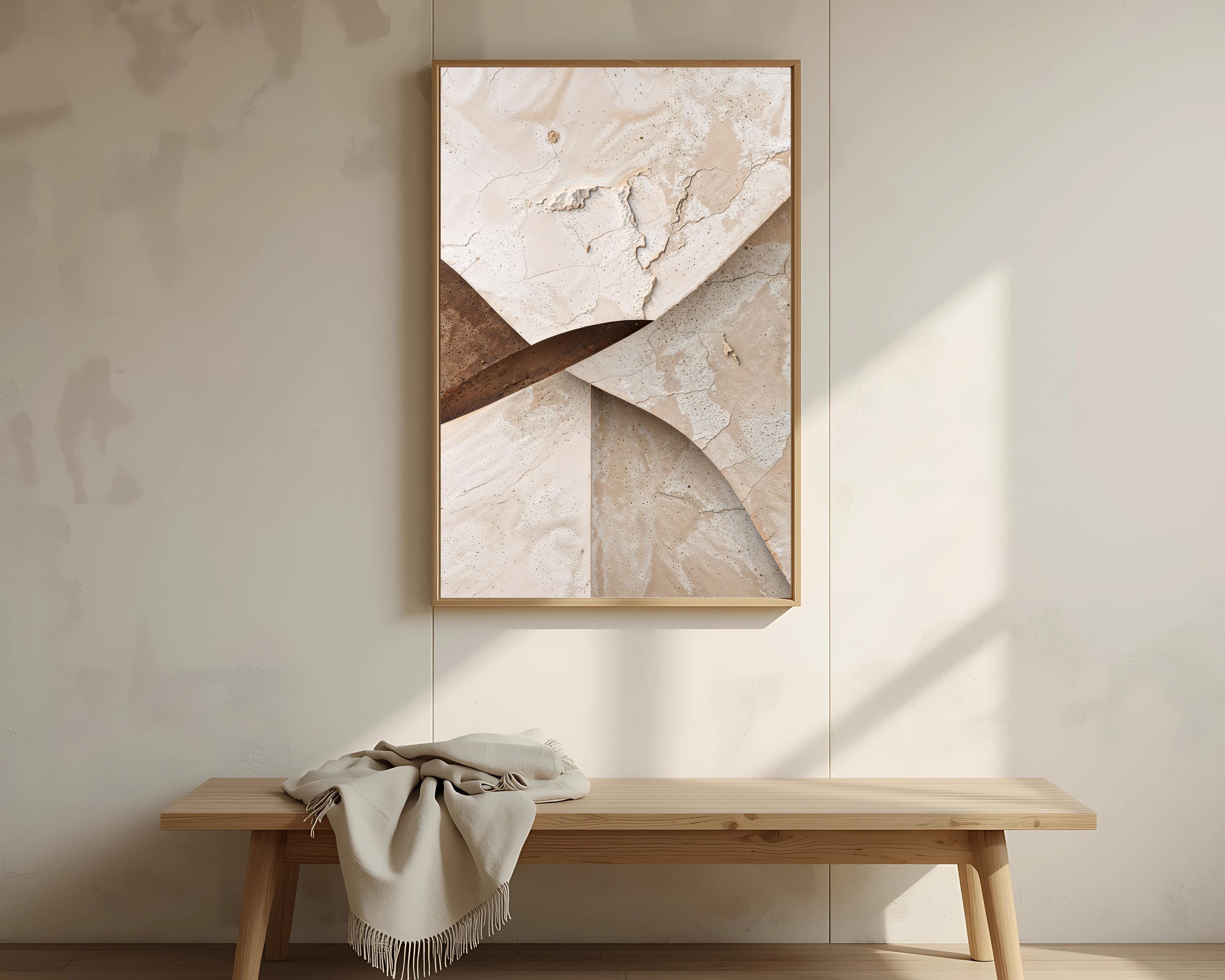 Wabi Sabi Abstract Textured Wall Art Printable Japandi Minimalist ...