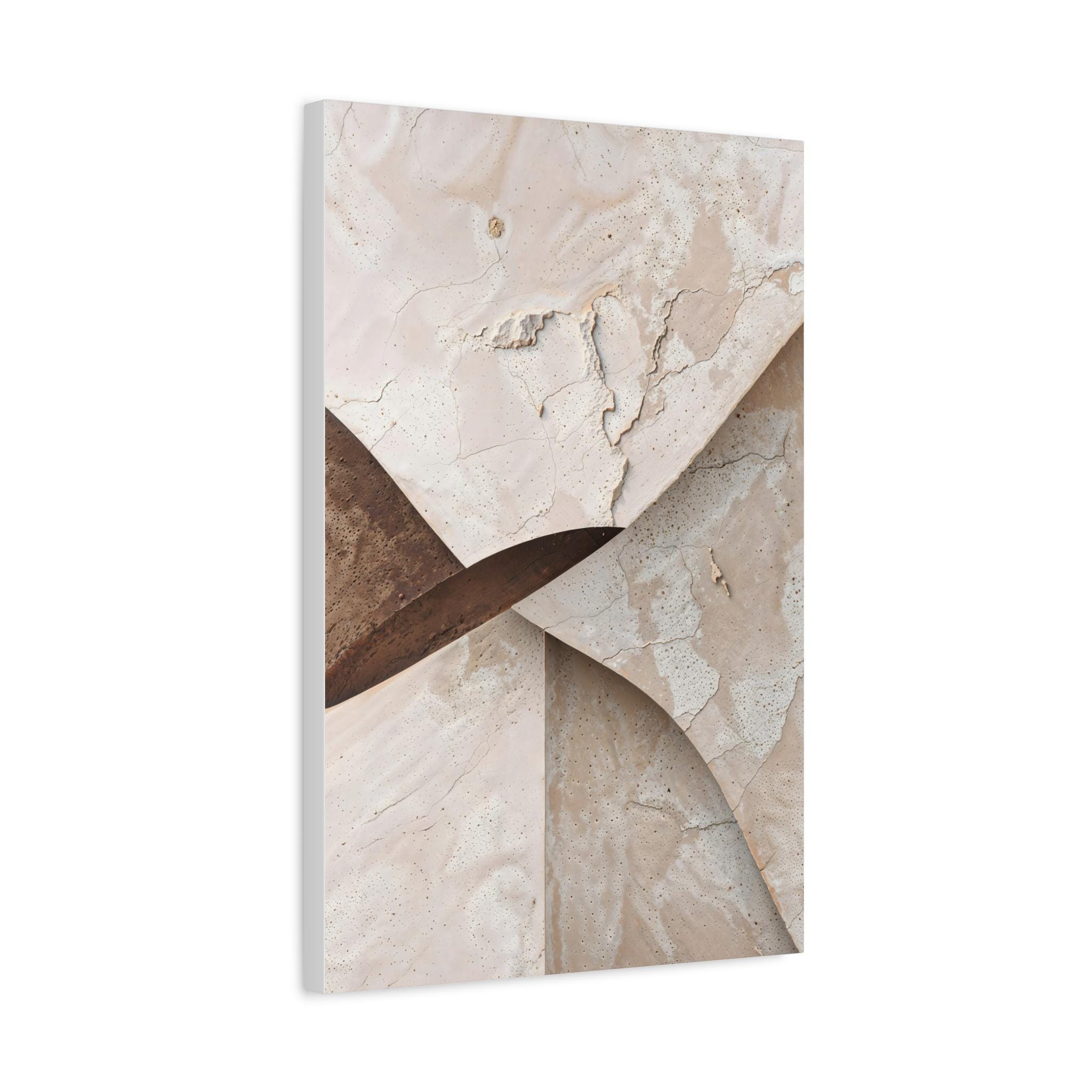 Wabi Sabi Textured Japandi Canvas Wall Art – Beige Minimalist Abstract ...
