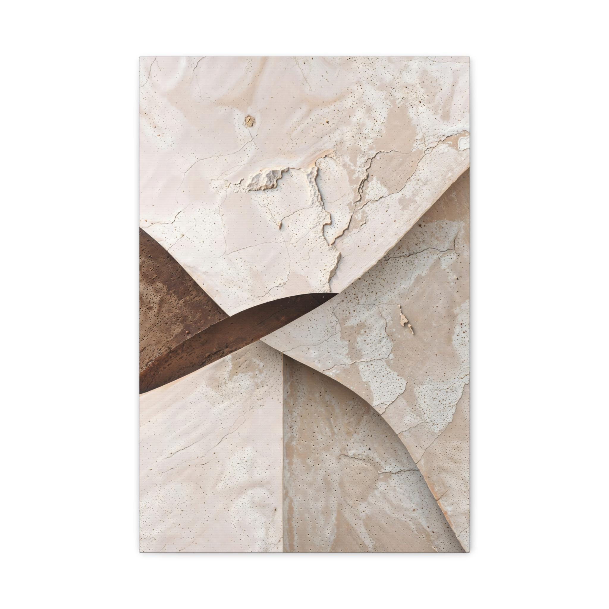 Wabi Sabi Textured Japandi Canvas Wall Art – Beige Minimalist Abstract ...